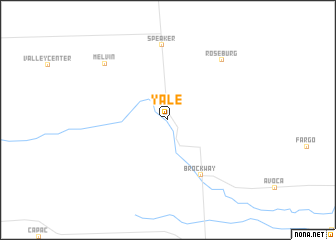 map of Yale