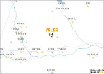 map of Yalga