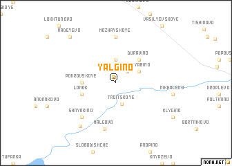 map of Yalgino