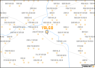 map of Yalgo