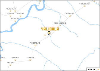 map of Yalibala