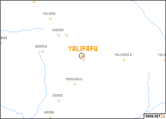 map of Yalifafu