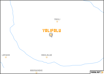 map of Yalifalu