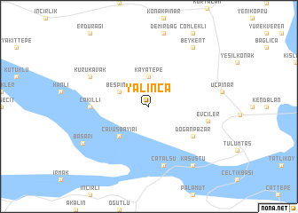 map of Yalınca