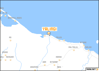 map of Yalingi