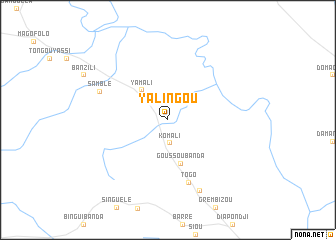 map of Yalingou