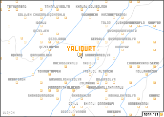map of Yālī Qūrt