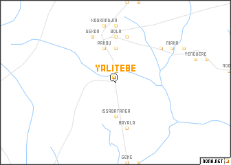 map of Yalitébé