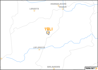 map of Yalí