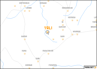 map of Yali