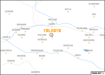 map of Yalkaya