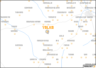 map of Yalka