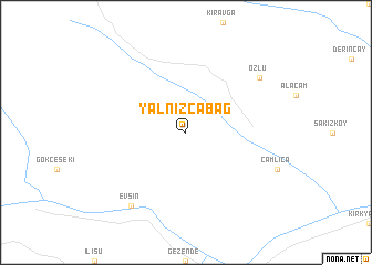 map of Yalnızcabağ