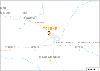 map of Yaloke