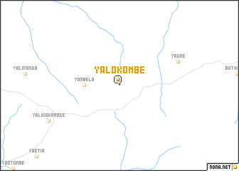 map of Yalokombe