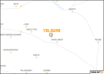 map of Yalouma