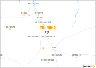 map of Yalouma