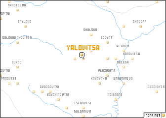 map of Yalovitsa