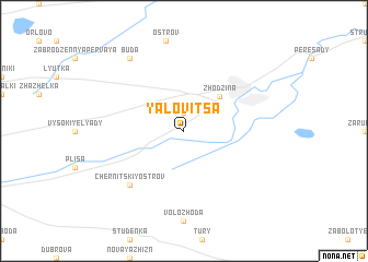 map of Yalovitsa