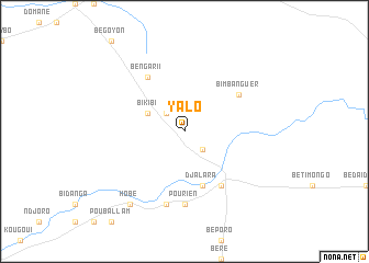 map of Yalo