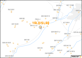 map of Yalqışlaq