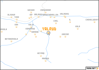 map of Yālrūd