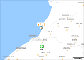 map of Yalsí