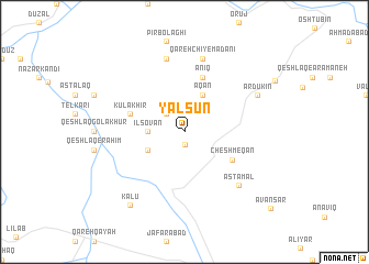 map of Yalsūn