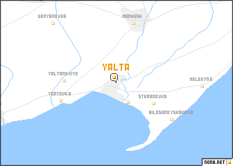 map of Yalta