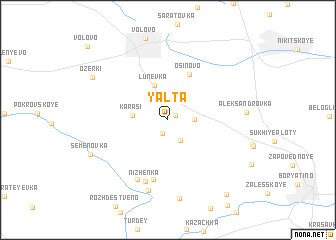 map of Yalta