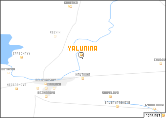map of Yalunina
