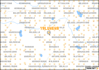map of Yaluwewa
