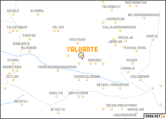 map of Yalvante