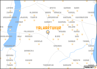 map of Yalwar Tukur