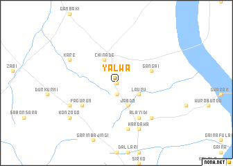 map of Yalwa