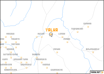 map of Yalwa