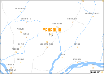 map of Yamabuki