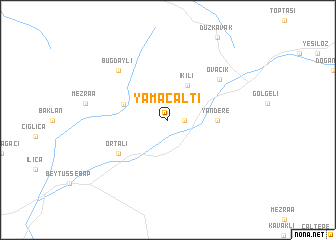 map of Yamaçaltı