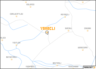 map of Yamaçlı