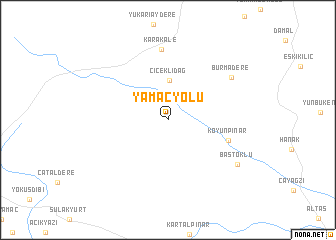 map of Yamaçyolu