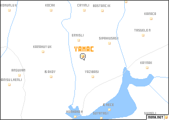 map of Yamaç