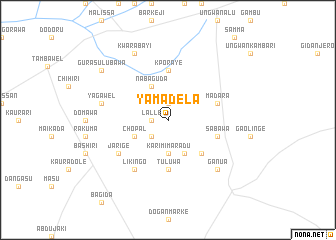 map of Yamadela