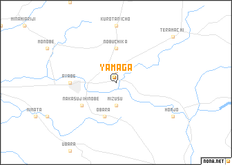 map of Yamaga