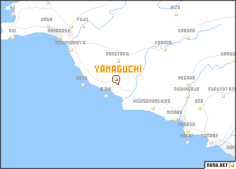 map of Yamaguchi