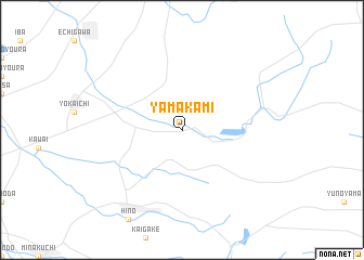 map of Yamakami