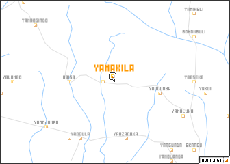 map of Yamakila