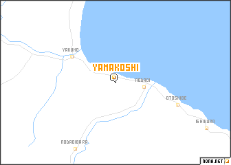 map of Yamakoshi