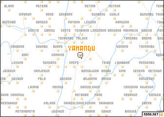 map of Yamandu