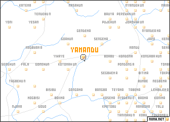 map of Yamandu