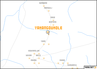 map of Yamangoumolé